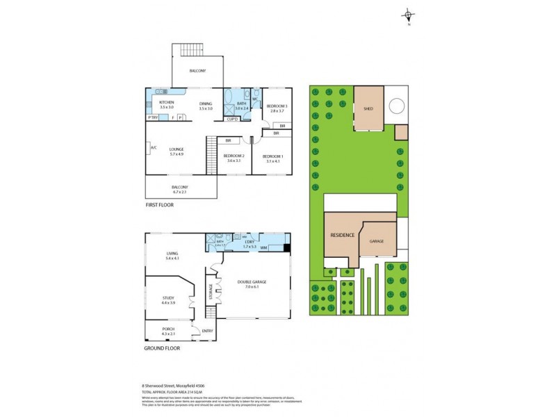 8 Sherwood St, Morayfield QLD 4506 Floorplan