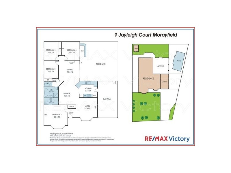 9 JAYLEIGH COURT, Morayfield QLD 4506 Floorplan
