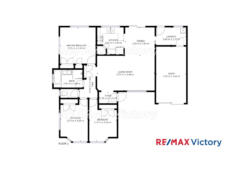 2 /15 Neil Street, Caboolture QLD 4510 Floorplan