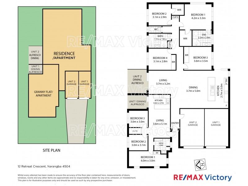 12 Retreat Crescent, Narangba QLD 4504 Floorplan
