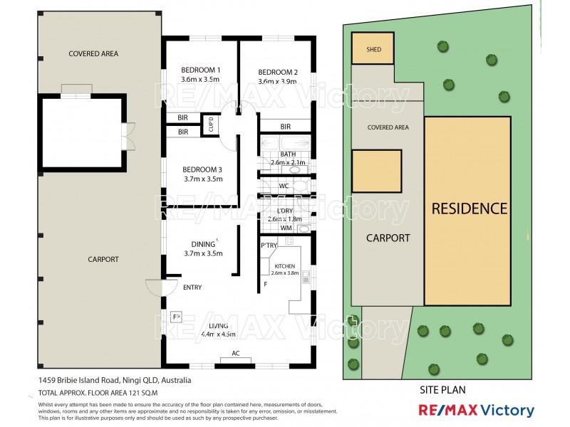 1459 Bribie Island Road, Ningi QLD 4511 Floorplan