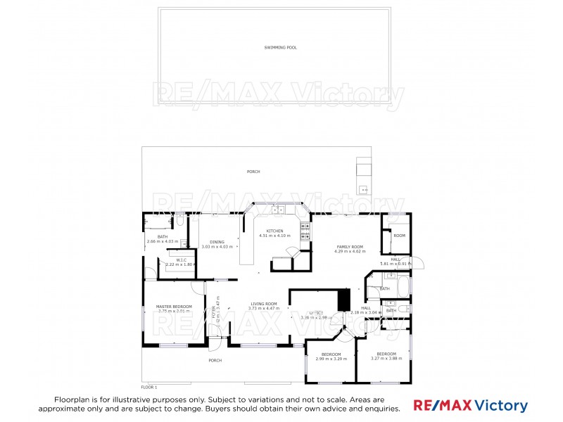 9 Cliff Court, Elimbah QLD 4516 Floorplan