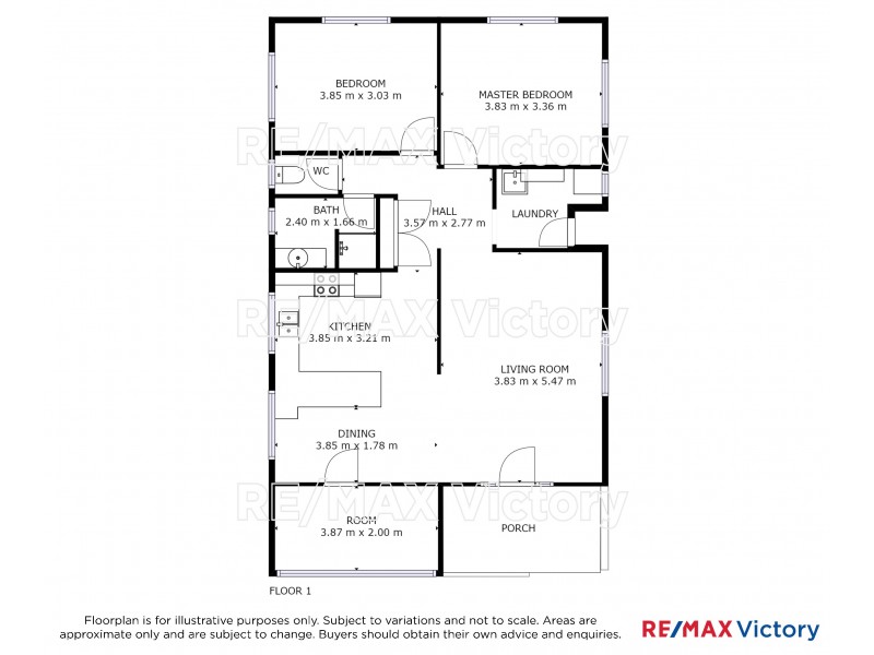 54 Rosemary Street, Caboolture South QLD 4510 Floorplan