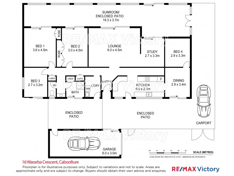 16 Wararba Crescent, Caboolture QLD 4510 Floorplan