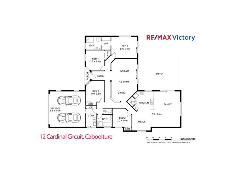 12 Cardinal Circuit, Caboolture QLD 4510 Floorplan
