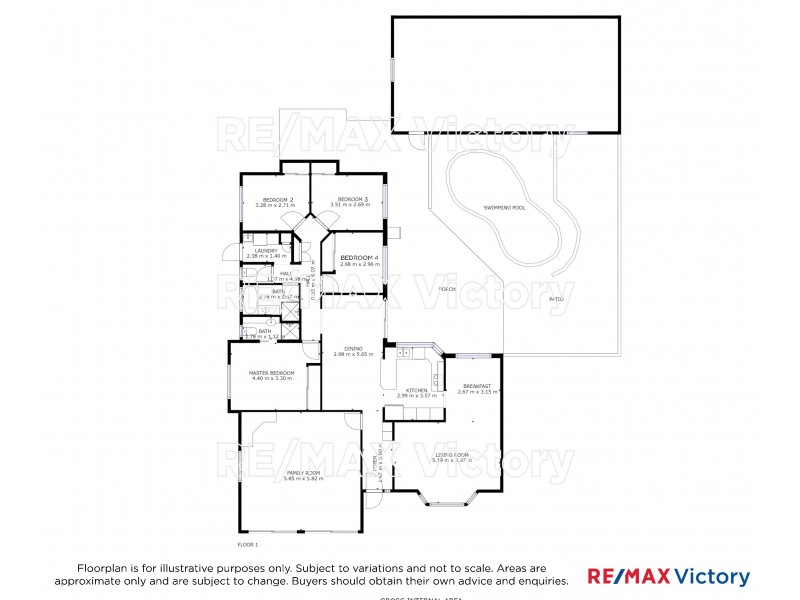 1 Turnbull Crescent, Morayfield QLD 4506 Floorplan