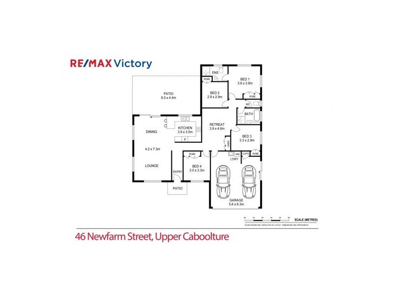 46 NEWFARM STREET, Upper Caboolture QLD 4510 Floorplan