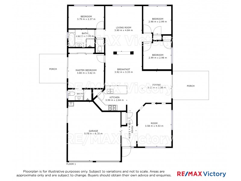9 Barossa Cres, Caboolture South QLD 4510 Floorplan