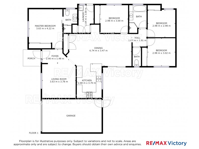 5 Stardust Court, Caboolture South QLD 4510 Floorplan