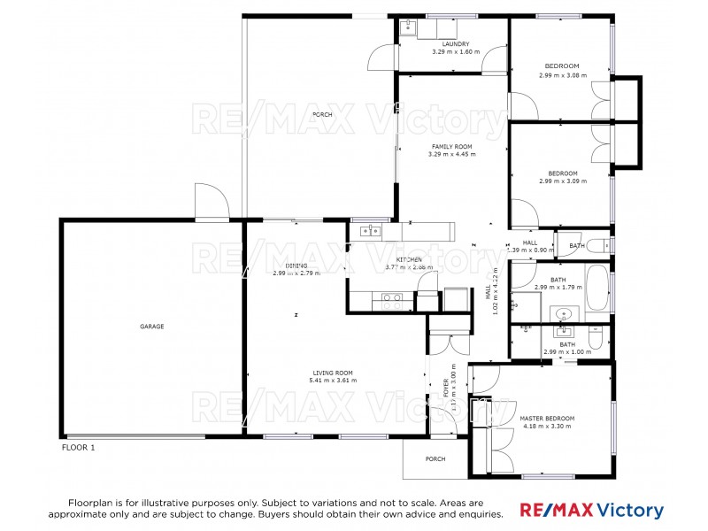 18 Honeysuckle Street, Caboolture QLD 4510 Floorplan