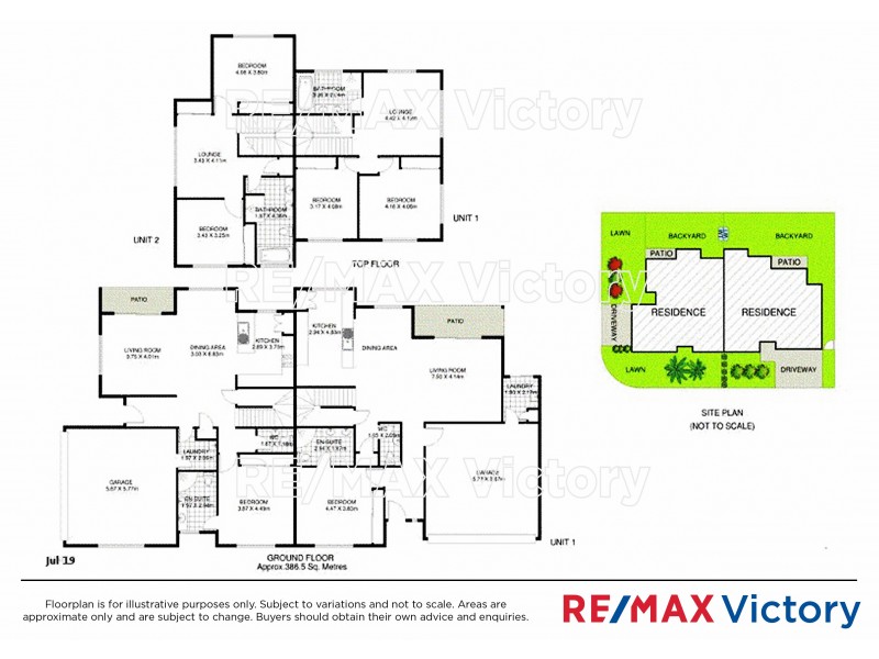 Unit 1 & 2 / 1 Gizelle Street, Caboolture QLD 4510 Floorplan