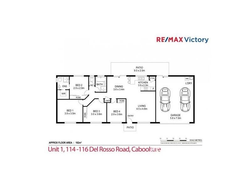 1/114-116 Del Rosso Road, Caboolture QLD 4510 Floorplan