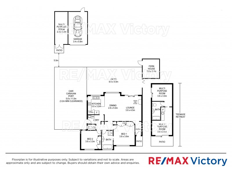 332 King Street, Caboolture QLD 4510 Floorplan