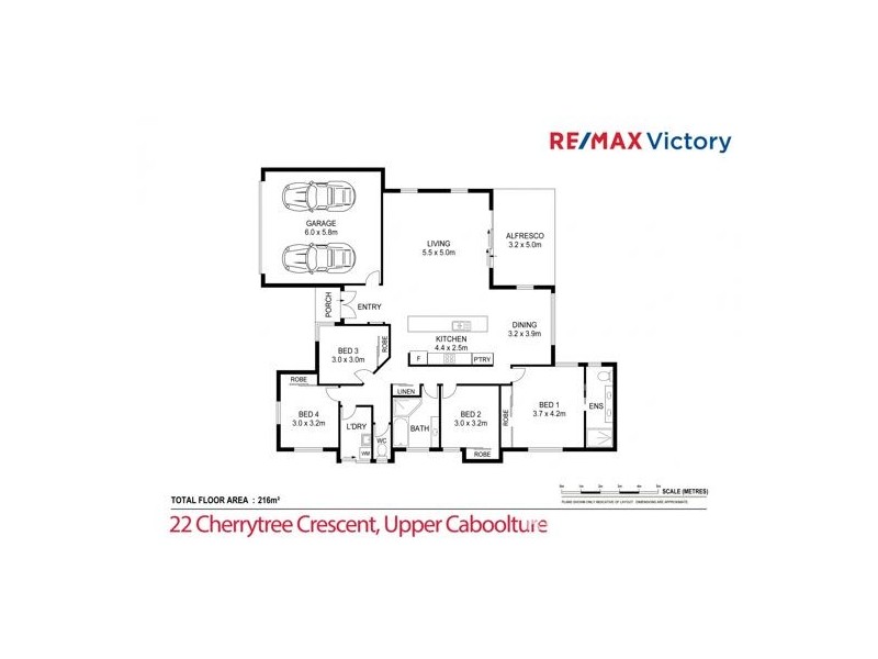 22 Cherrytree Crescent, Upper Caboolture QLD 4510 Floorplan