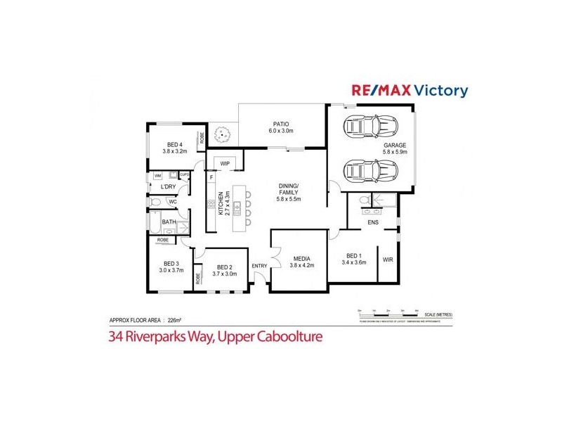 34 Riverparks Way, Upper Caboolture QLD 4510 Floorplan
