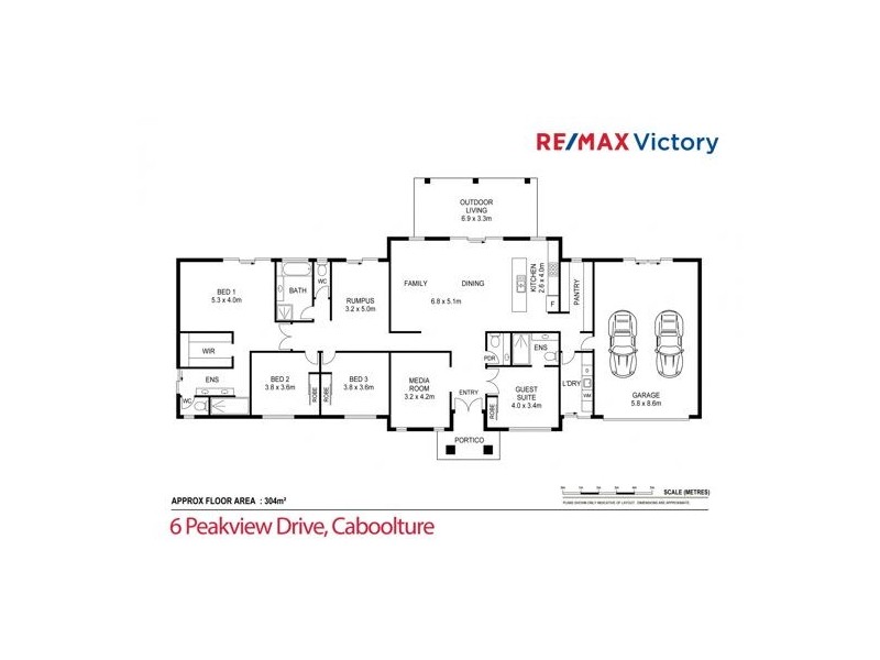 6 Peakview Drive, Caboolture QLD 4510 Floorplan