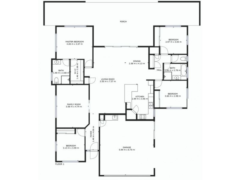 3 SAUVAGE STREET, Caboolture QLD 4510 Floorplan