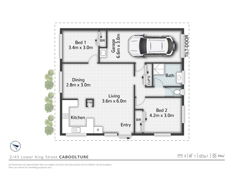 2/45 Lower King Street, Caboolture QLD 4510