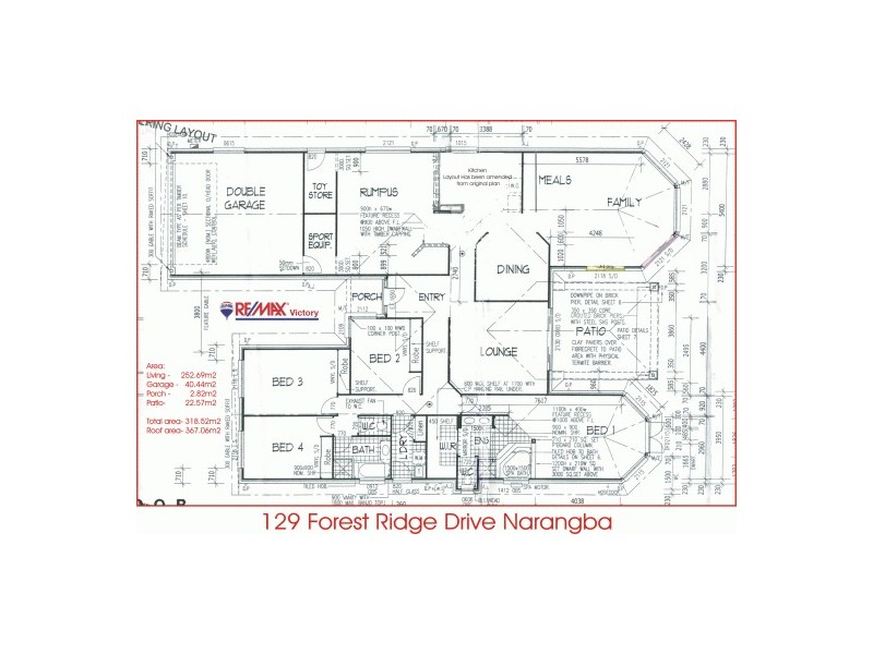 129 Forest Ridge Drive, Narangba QLD 4504 Floorplan