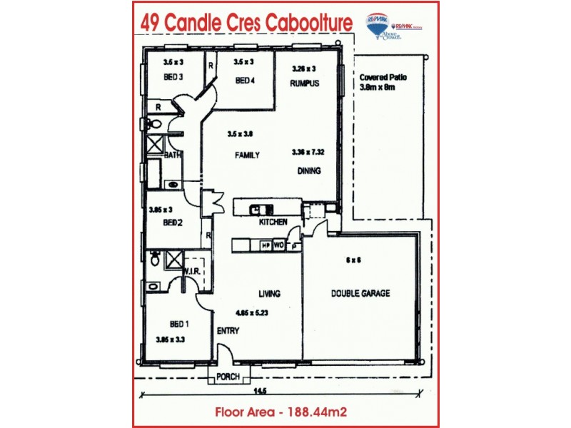 49 Candle Cresent, Caboolture QLD 4510 Floorplan