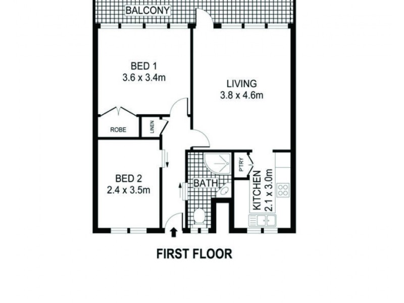9/67 Kings Road, Brighton-le-sands NSW 2216 Floorplan