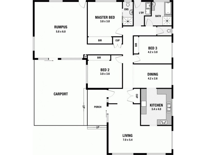 3 Mesquite Street, Sunnybank Hills QLD 4109 Floorplan