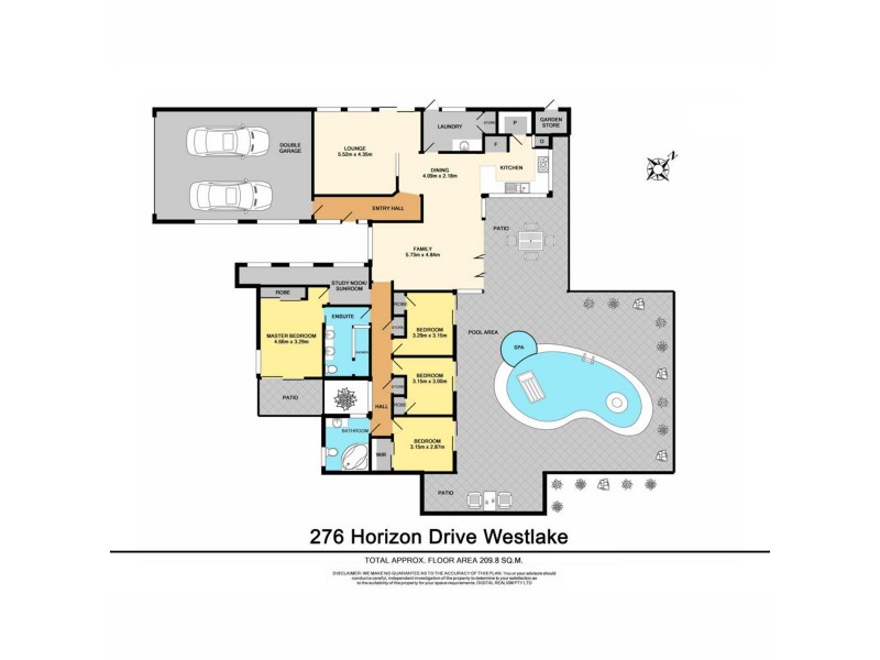 276 Horizon Drive, Westlake QLD 4074 Floorplan