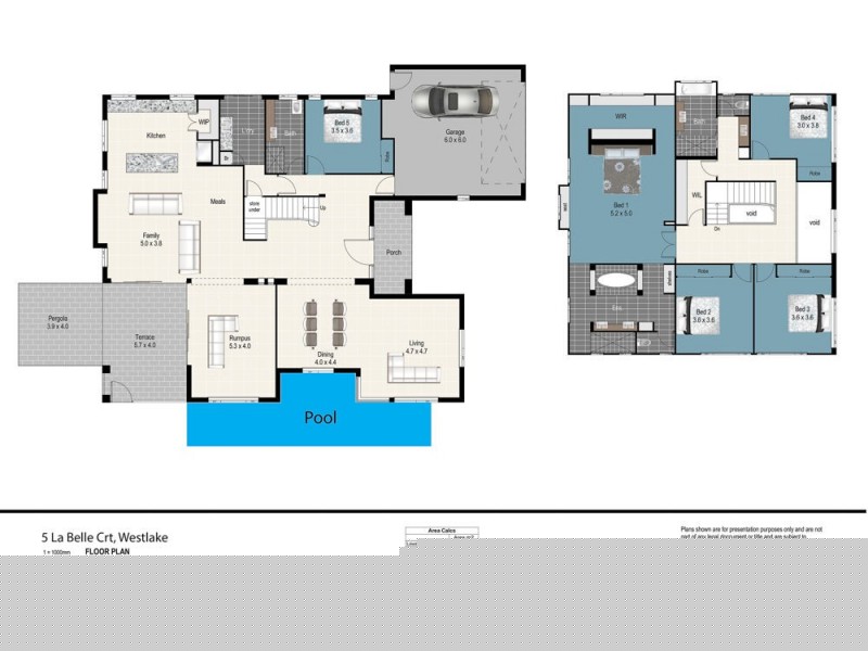 5 La Belle Court, Westlake QLD 4074 Floorplan