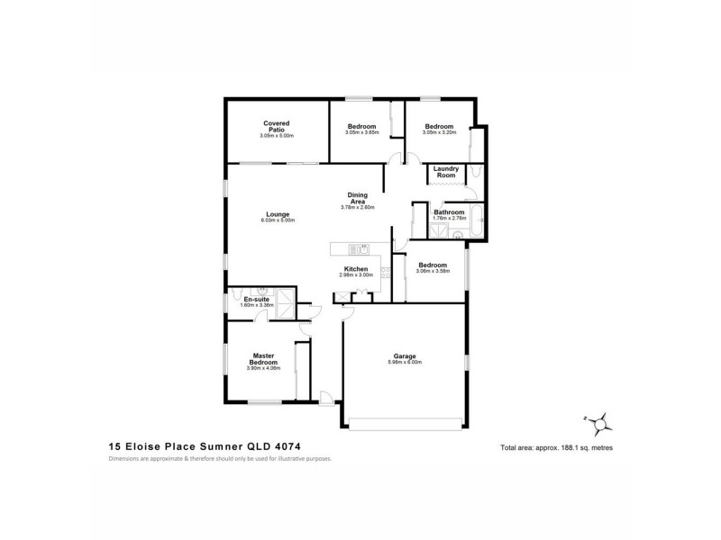 15 Eloise Place, Sumner QLD 4074 Floorplan
