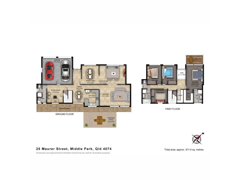 25 Maurer Street, Middle Park QLD 4074 Floorplan