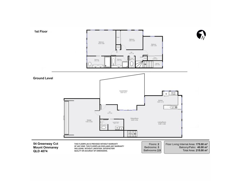 54 Greenway Circuit, Mount Ommaney QLD 4074 Floorplan