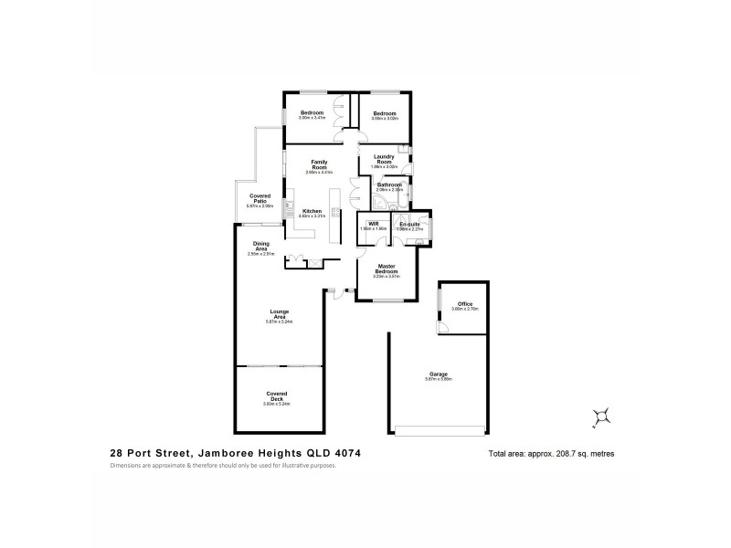 28 Port Street, Jamboree Heights QLD 4074 Floorplan
