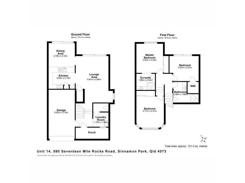 14/580 Seventeen Mile Rocks Road, Sinnamon Park QLD 4073 Floorplan