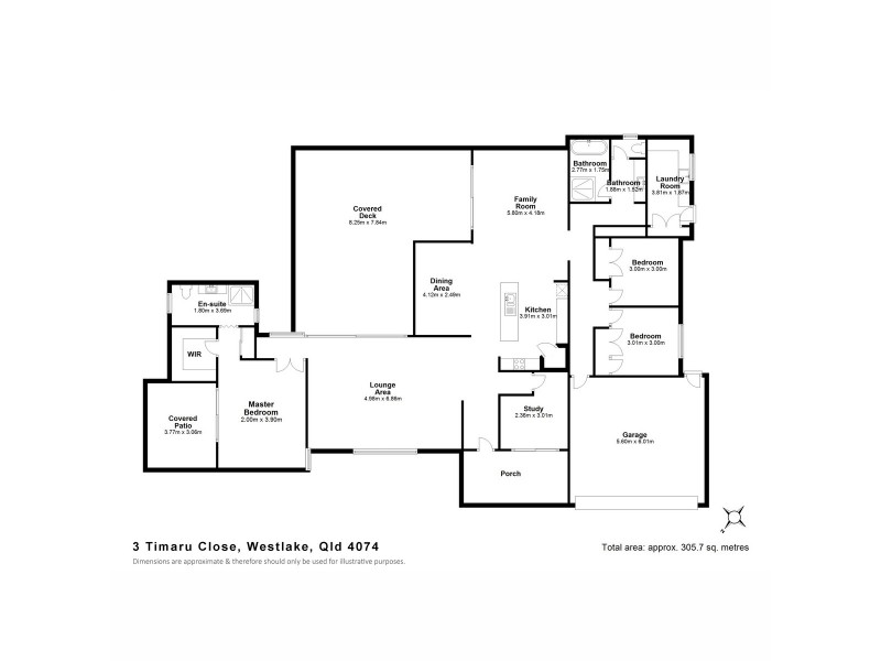 3 Timaru Close, Westlake QLD 4074 Floorplan