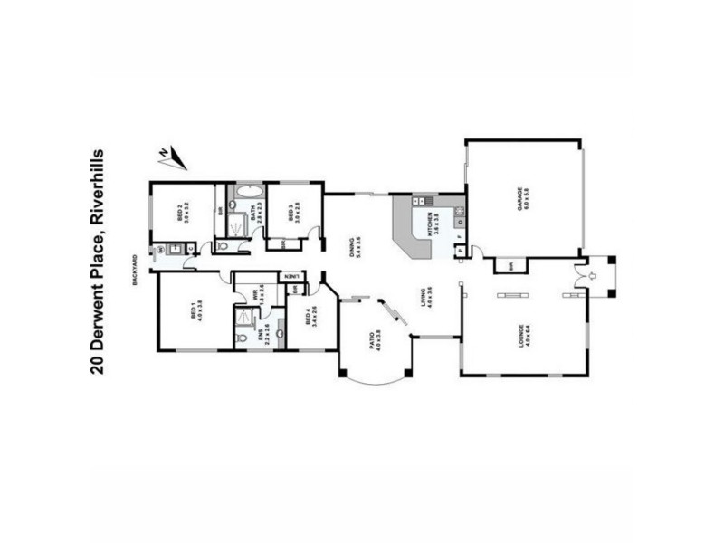 20 Derwent Place, Riverhills QLD 4074 Floorplan