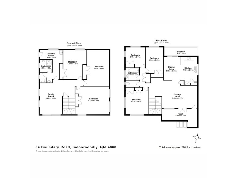 84 Boundary Road, Indooroopilly QLD 4068 Floorplan