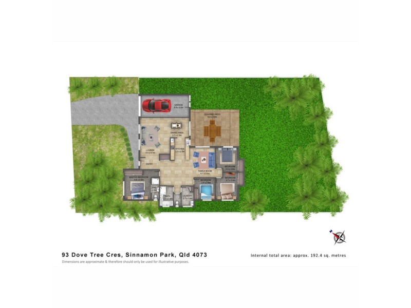 93 Dove Tree Crescent, Sinnamon Park QLD 4073 Floorplan