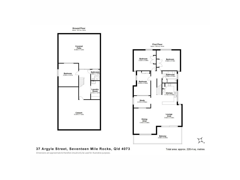 37 Argyle Street, Seventeen Mile Rocks QLD 4073 Floorplan
