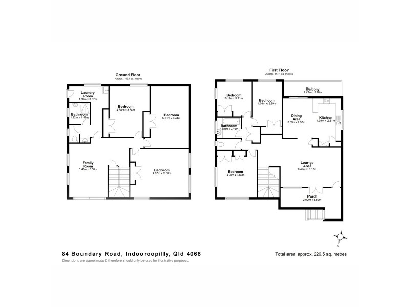 84 Boundary Road, Indooroopilly QLD 4068 Floorplan