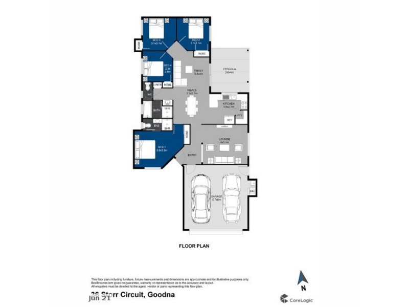36 Storr Circuit, Goodna QLD 4300 Floorplan