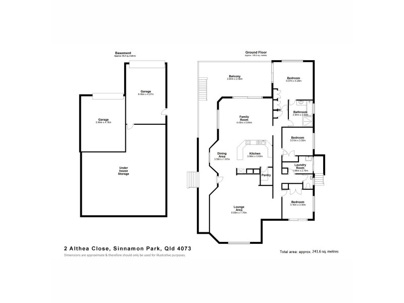 2 Althea Close, Sinnamon Park QLD 4073 Floorplan