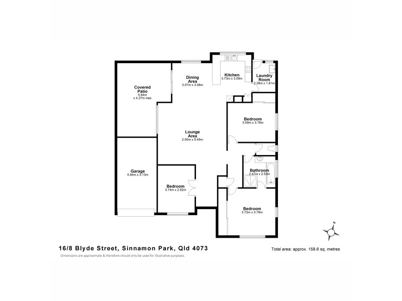 16/8 Blyde Street, Sinnamon Park QLD 4073 Floorplan