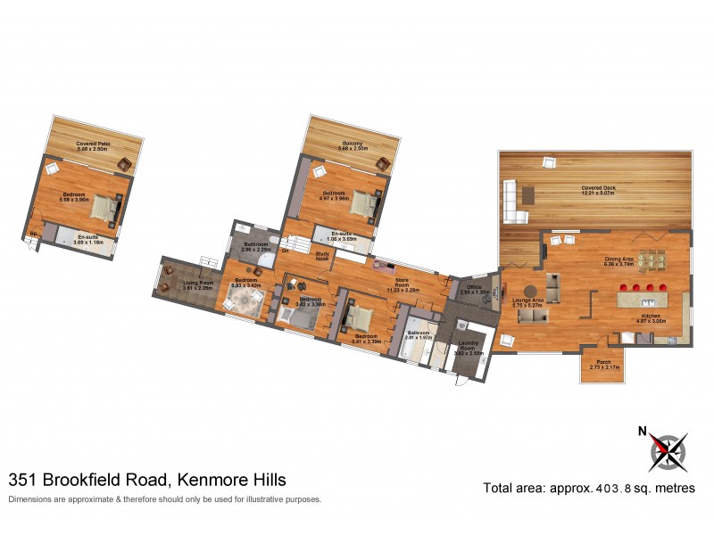 351 Brookfield Road, Kenmore Hills QLD 4069 Floorplan