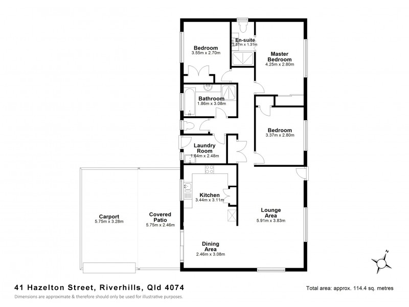 41 Hazelton Street, Riverhills QLD 4074 Floorplan