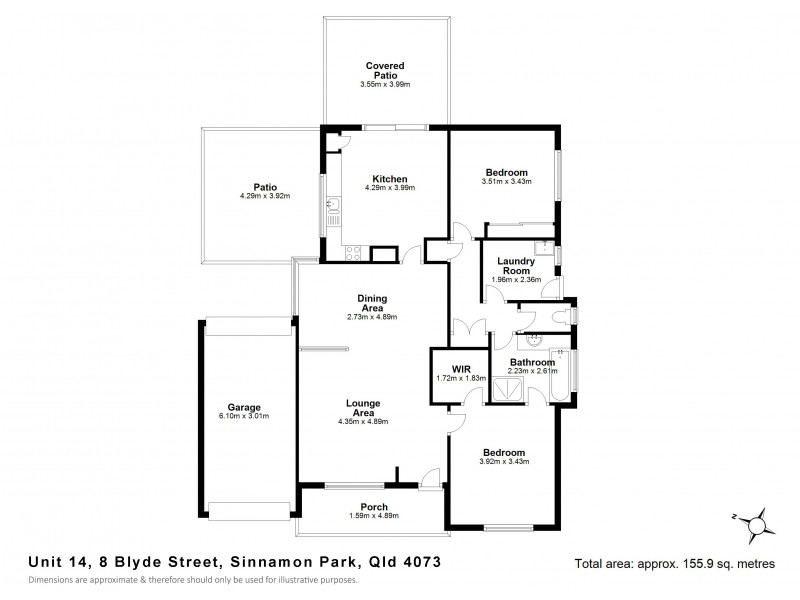 14/8 Blyde Street, Sinnamon Park QLD 4073 Floorplan