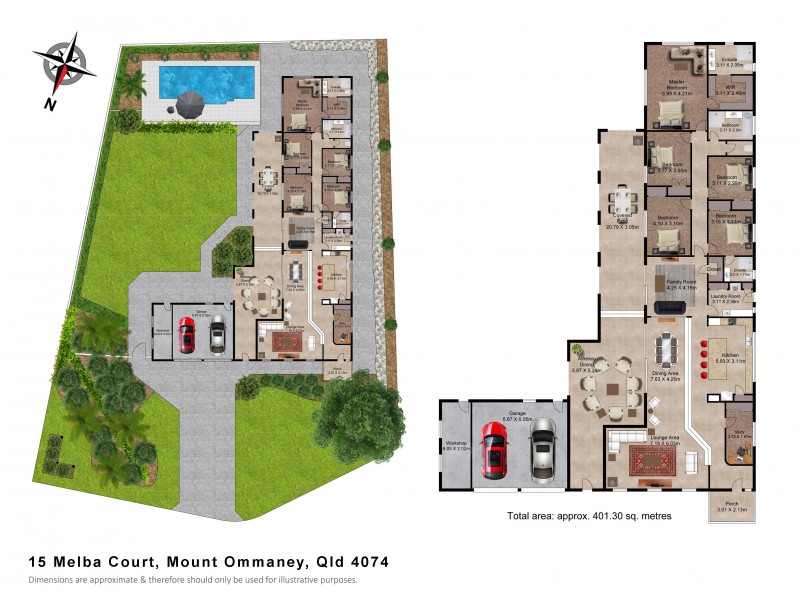 15 Melba Court, Mount Ommaney QLD 4074 Floorplan