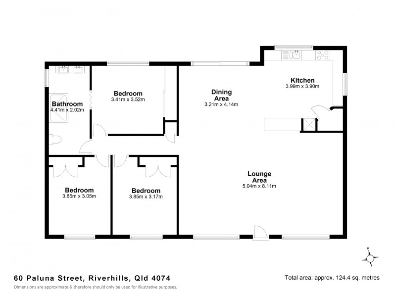 60 Paluna Street, Riverhills QLD 4074 Floorplan