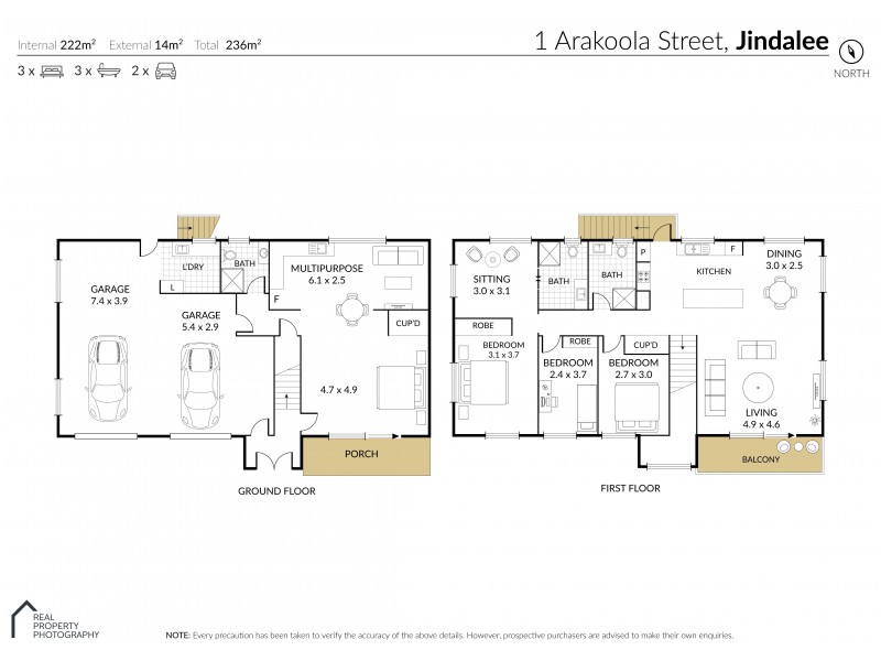 1 Arakoola Street, Jindalee QLD 4074 Floorplan