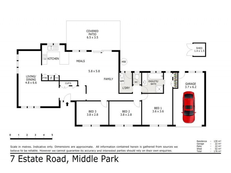 7 Estate Road, Middle Park QLD 4074 Floorplan