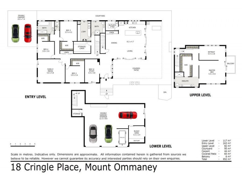 18 Cringle Place, Mount Ommaney QLD 4074 Floorplan
